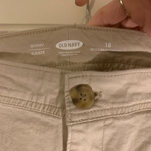 Old Navy Skinny Khakis size 18 women
